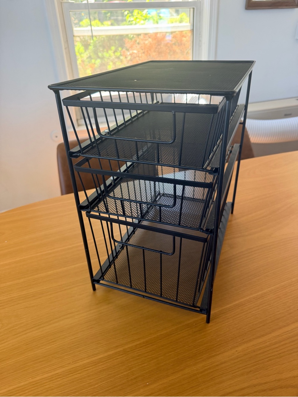 Target Black 3-Drawer Mesh Organizer Tower